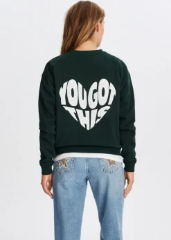 The Sting Sweater met backprint<DAMES Sweaters En Hoodies