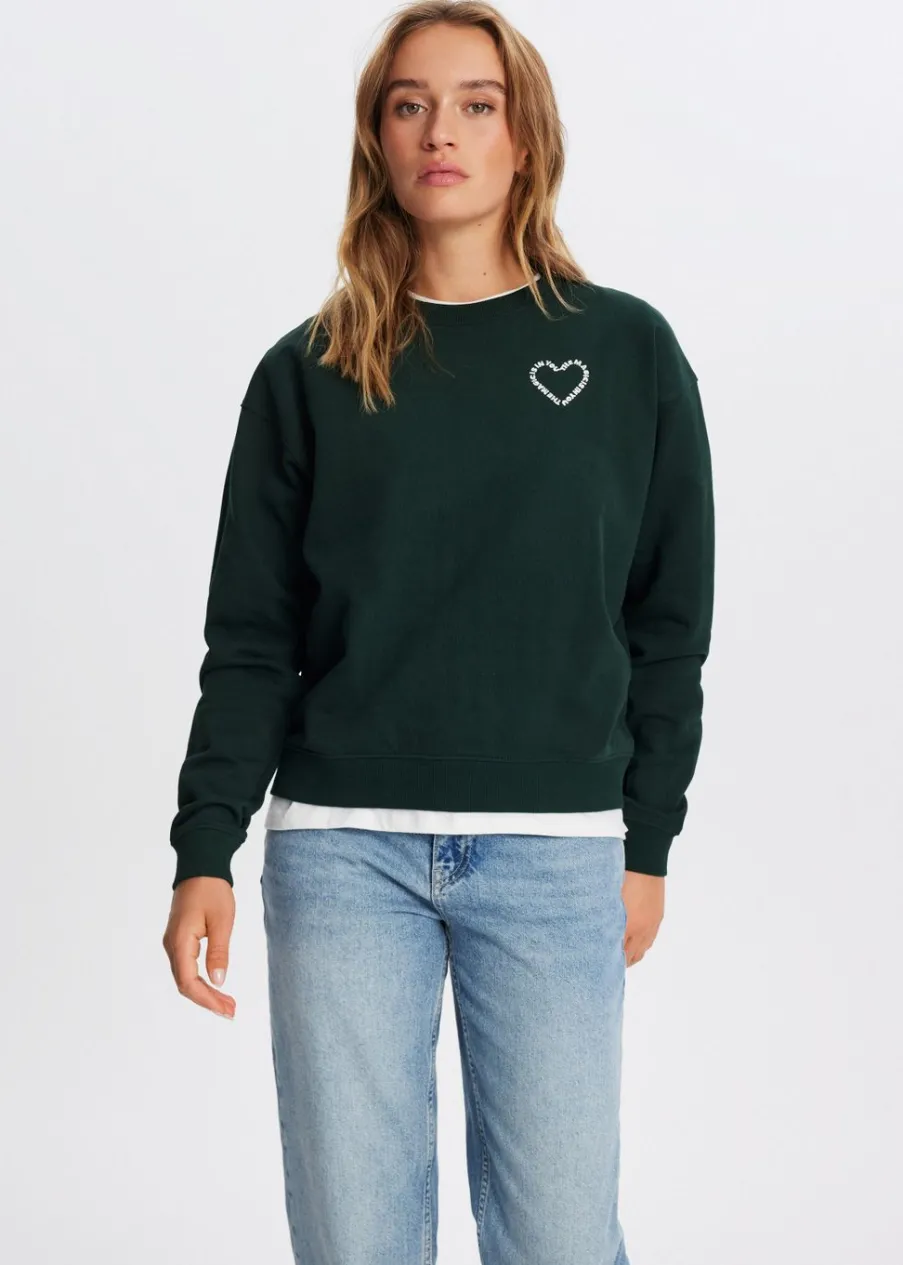 The Sting Sweater met backprint<DAMES Sweaters En Hoodies