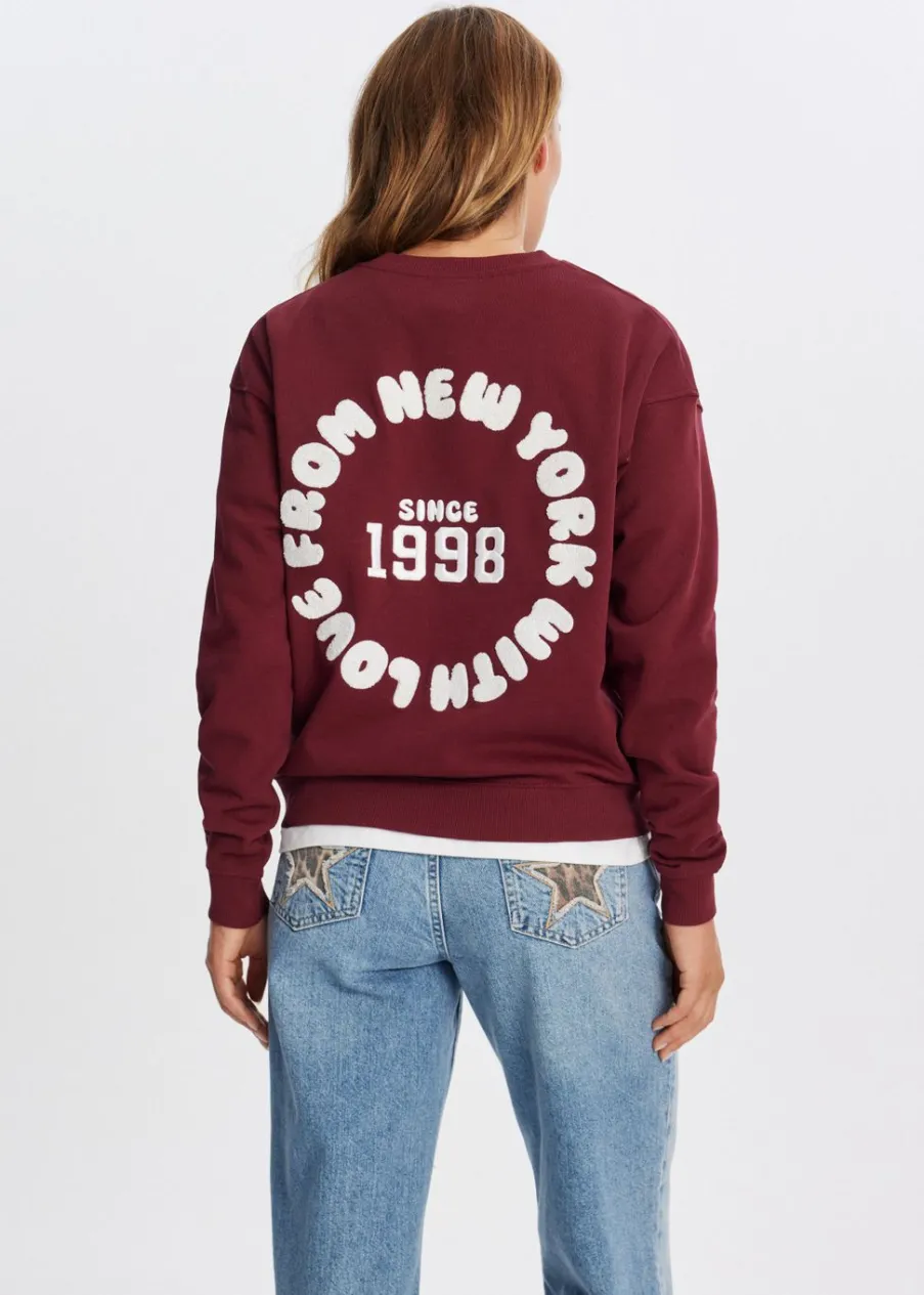 The Sting Sweater met backprint<DAMES Sweaters En Hoodies