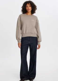 The Sting Sweater met collect print<DAMES Sweaters En Hoodies