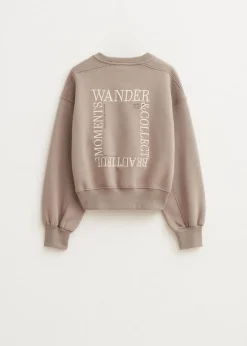 The Sting Sweater met collect print<DAMES Sweaters En Hoodies