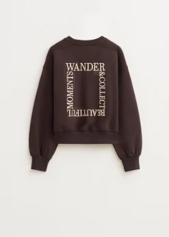 The Sting Sweater met collect print<DAMES Sweaters En Hoodies