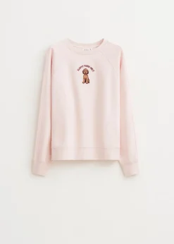 The Sting Sweater met fluffy print<DAMES Sweaters En Hoodies