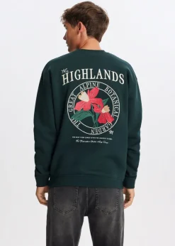 The Sting Sweater met geborduurde bloemen<Heren Sweaters En Hoodies