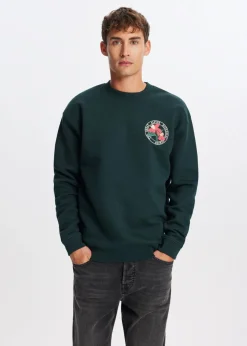 The Sting Sweater met geborduurde bloemen<Heren Sweaters En Hoodies