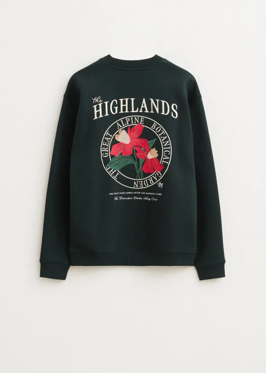 The Sting Sweater met geborduurde bloemen<Heren Sweaters En Hoodies