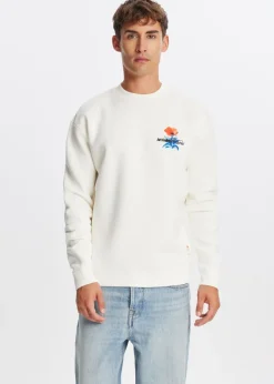 The Sting Sweater met print bloem<Heren Sweaters En Hoodies