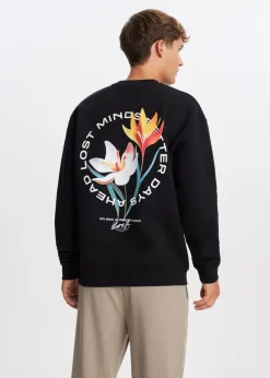 The Sting Sweater met print bloemen<Heren Sweaters En Hoodies