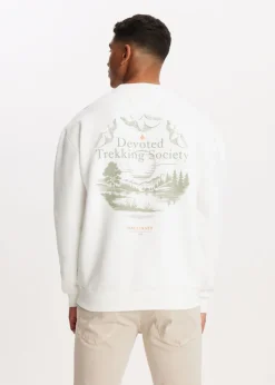 The Sting Sweater met print society<Heren Sweaters En Hoodies