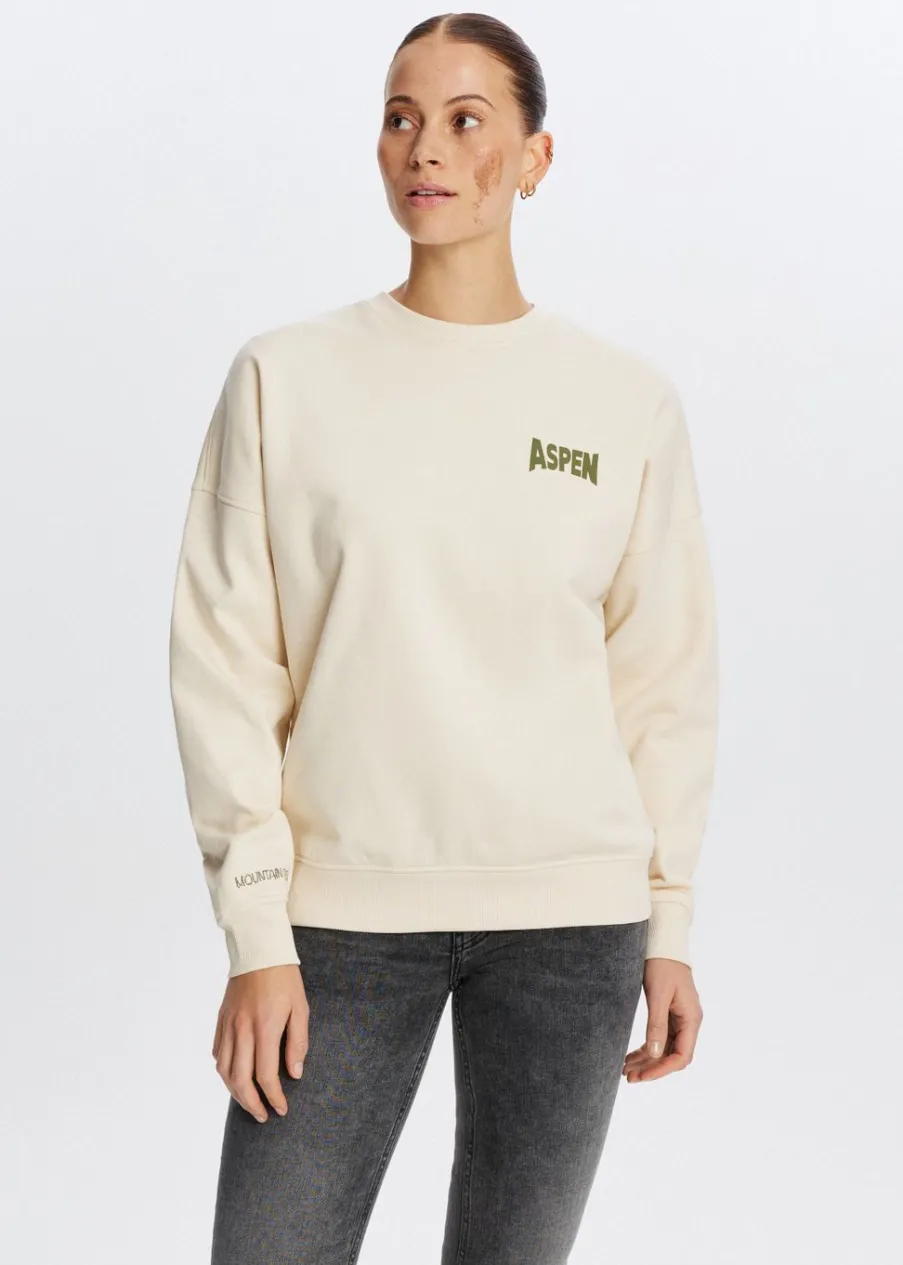 The Sting Sweater met ski print<DAMES Sweaters En Hoodies