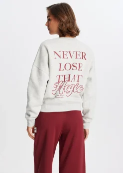 The Sting Sweater met tekstprint<DAMES Sweaters En Hoodies