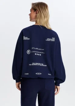 The Sting Sweater met tekstprint<DAMES Sweaters En Hoodies