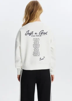 The Sting Sweater met tekstprint<DAMES Sweaters En Hoodies