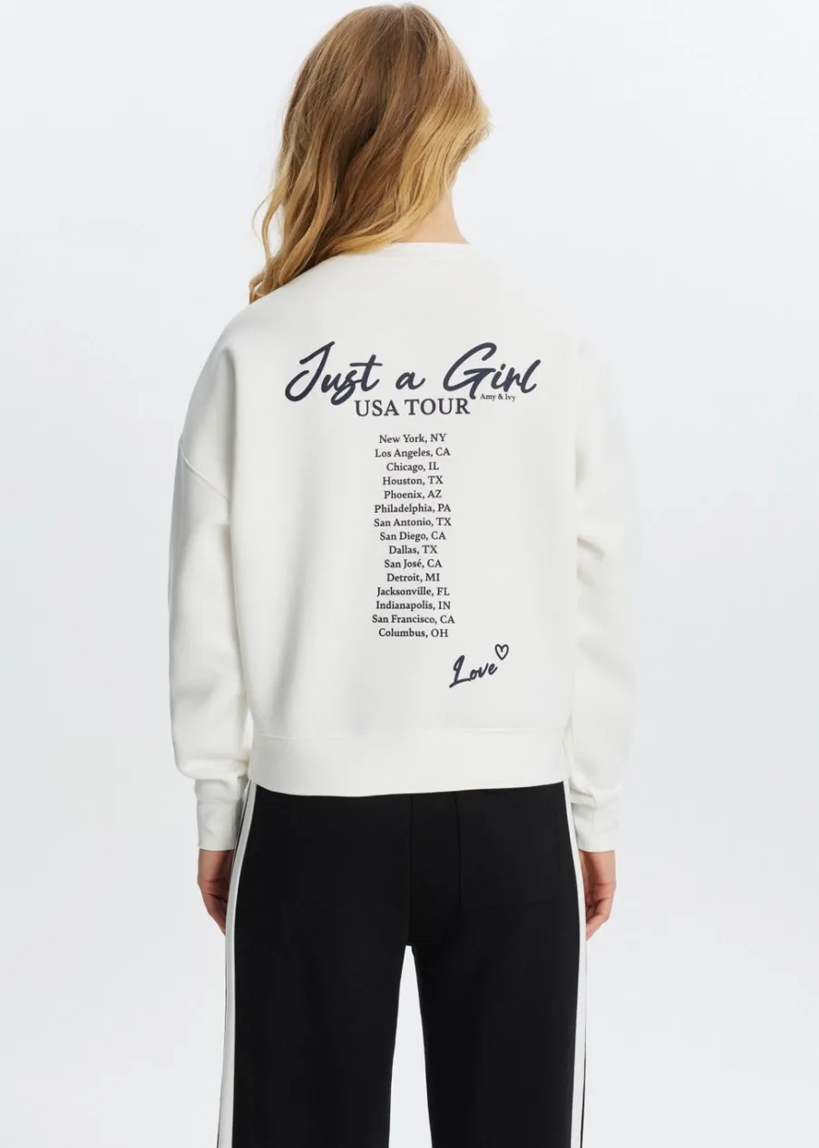 The Sting Sweater met tekstprint<DAMES Sweaters En Hoodies