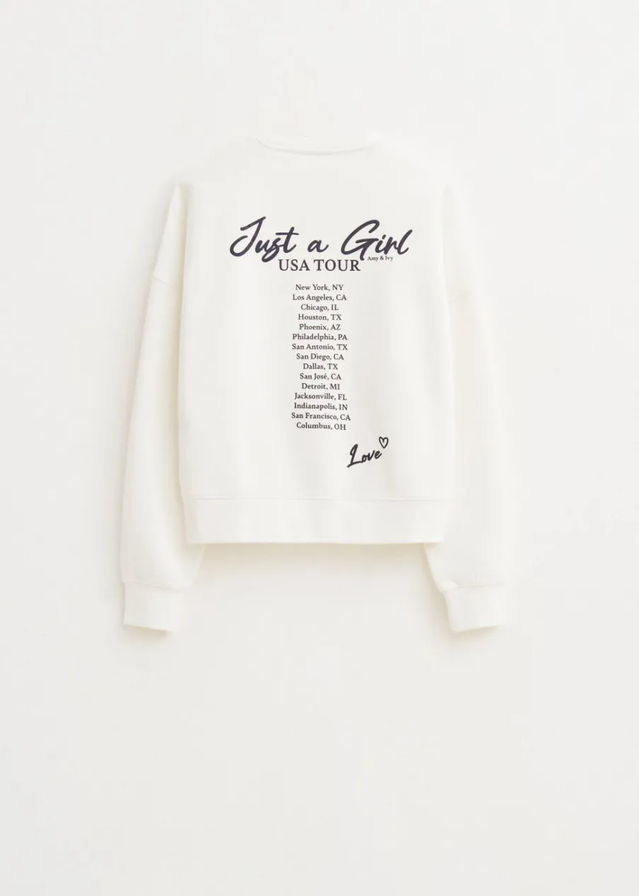 The Sting Sweater met tekstprint<DAMES Sweaters En Hoodies