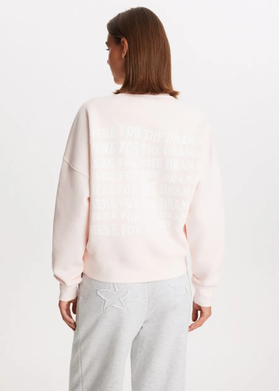 The Sting Sweater met tekstprint<DAMES Sweaters En Hoodies