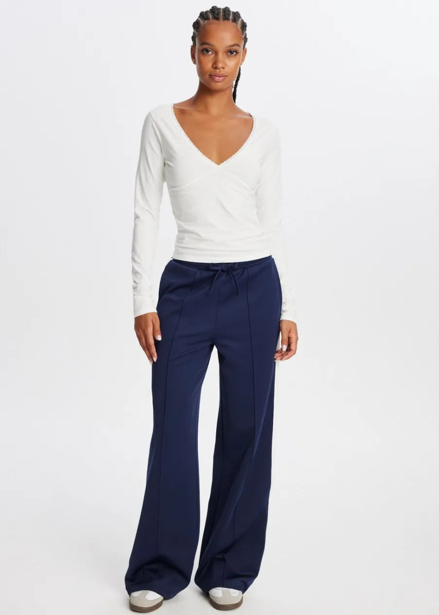 The Sting Sweatpants met streep<DAMES Broeken