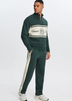 The Sting Sweatpants met streepdetail<Heren Broeken