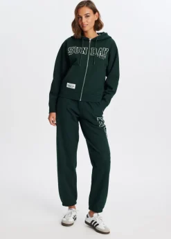 The Sting Sweatpants met zijprint<DAMES Broeken