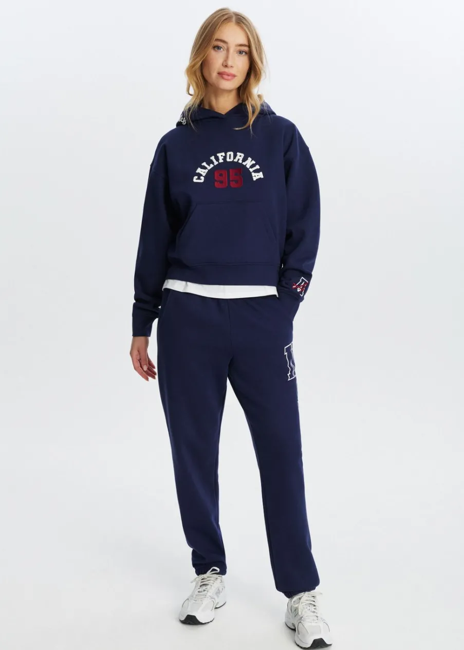 The Sting Sweatpants met zijprint<DAMES Broeken