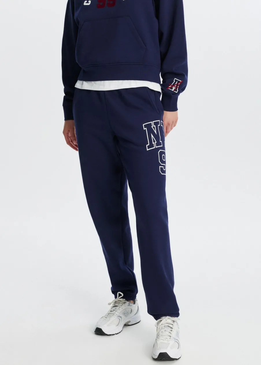 The Sting Sweatpants met zijprint<DAMES Broeken