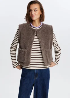 The Sting Teddy gilet<DAMES Blazers En Gilets