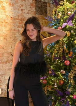 The Sting Top met franjes<DAMES Tops