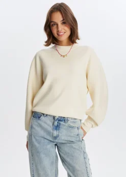 The Sting Trui met balloon mouwen<DAMES Truien En Vesten