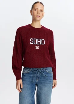 The Sting Trui met borduurdetail<DAMES Truien En Vesten