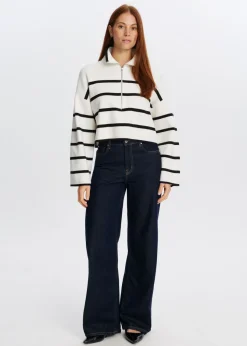 The Sting Trui met half zip<DAMES Truien En Vesten