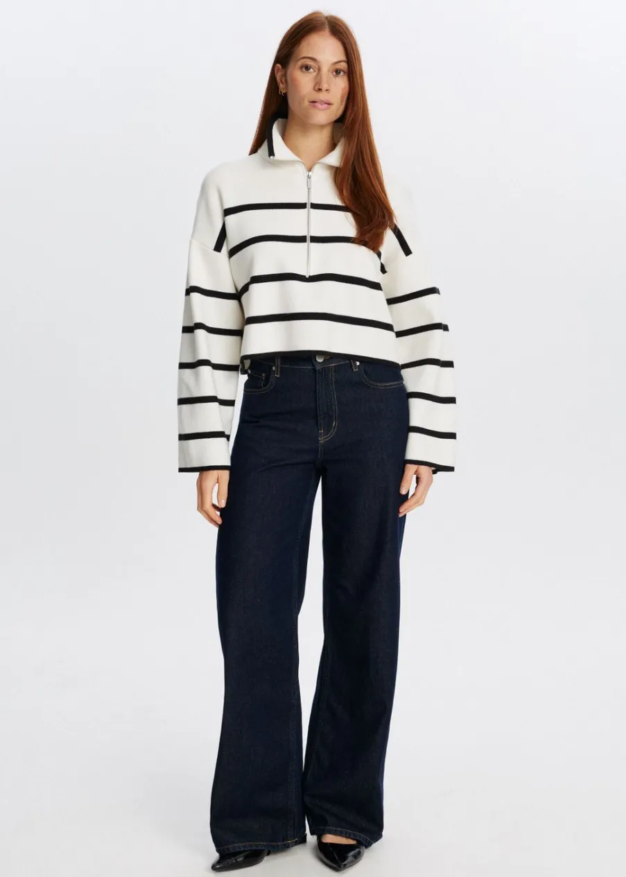 The Sting Trui met half zip<DAMES Truien En Vesten