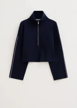 The Sting Trui met half zip<DAMES Truien En Vesten