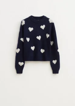 The Sting Trui met hartjes<DAMES Truien En Vesten