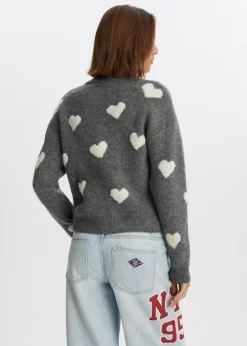 The Sting Trui met hartjes<DAMES Truien En Vesten