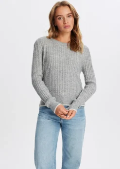 The Sting Trui met kabelpatroon<DAMES Truien En Vesten