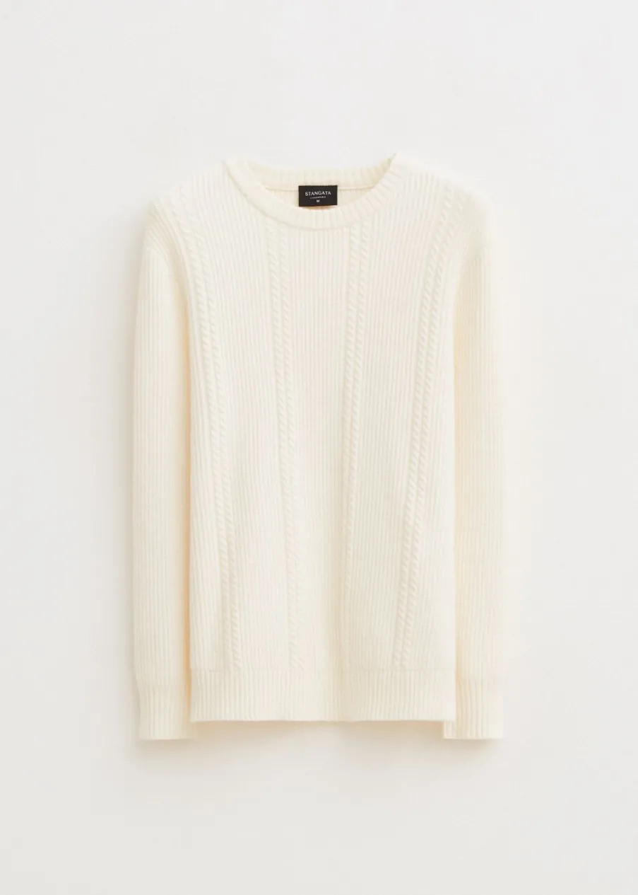 The Sting Trui met kabelstructuur<Heren Truien En Vesten