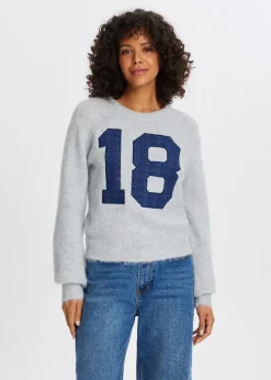 The Sting Trui met nummer 18<DAMES Truien En Vesten