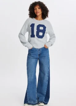 The Sting Trui met nummer 18<DAMES Truien En Vesten