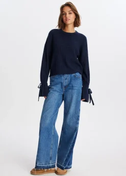 The Sting Trui met strikmouwen<DAMES Truien En Vesten