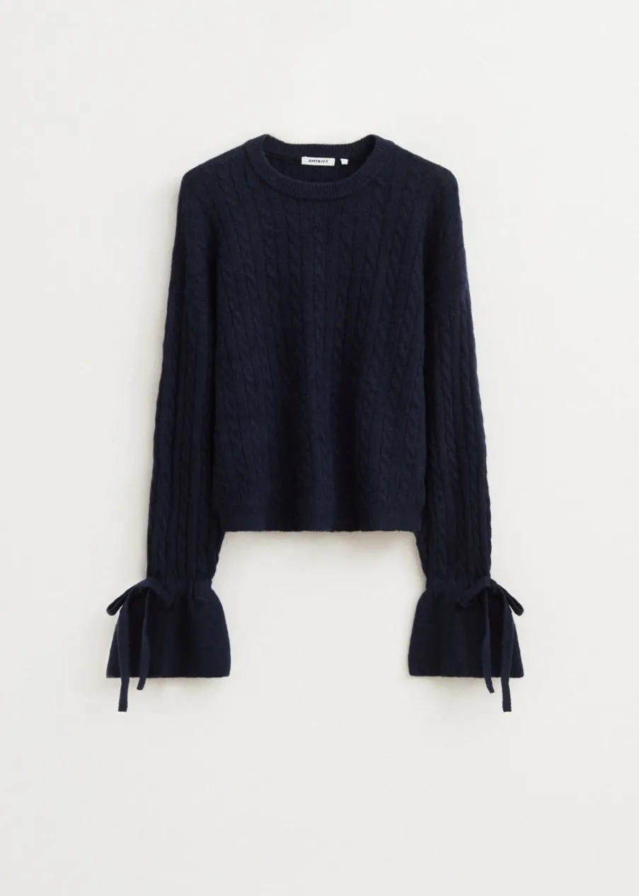 The Sting Trui met strikmouwen<DAMES Truien En Vesten