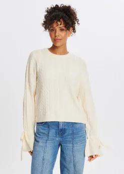 The Sting Trui met strikmouwen<DAMES Truien En Vesten