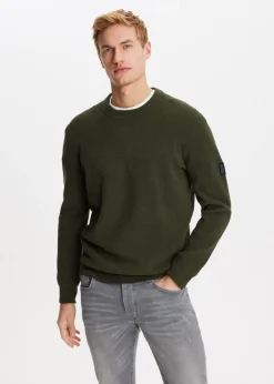 The Sting Trui met structuur<Heren Truien En Vesten