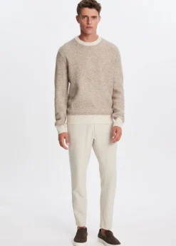 The Sting Trui met visgraatdetail<Heren Truien En Vesten