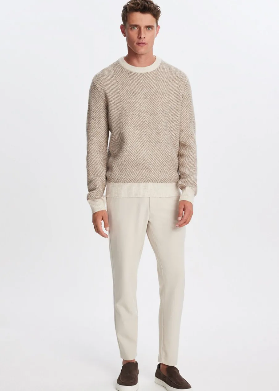 The Sting Trui met visgraatdetail<Heren Truien En Vesten