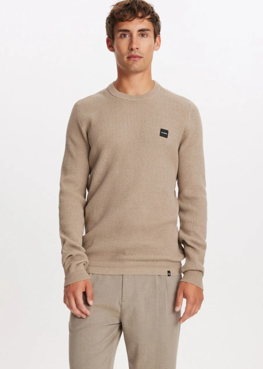 The Sting Trui met wafelstructuur<Heren Truien En Vesten