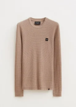 The Sting Trui met wafelstructuur<Heren Truien En Vesten