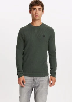 The Sting Trui met wafelstructuur<Heren Truien En Vesten