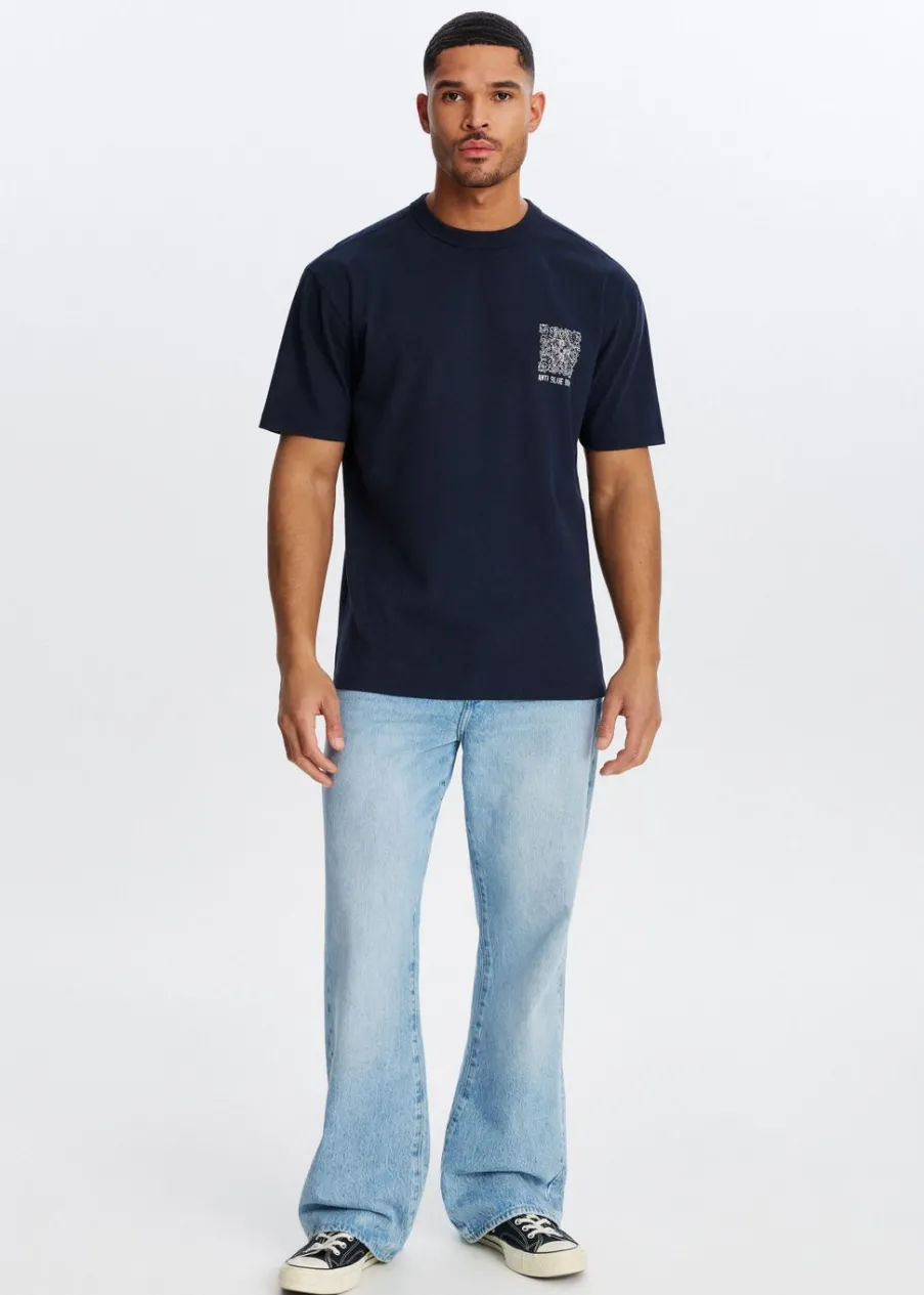 The Sting T-shirt met batikprint<Heren T-Shirts