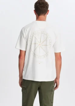 The Sting T-shirt met print kompas<Heren T-Shirts