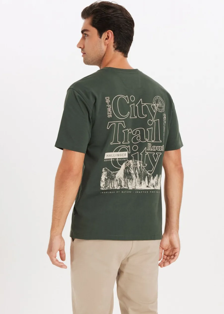 The Sting T-shirt met print trail<Heren T-Shirts